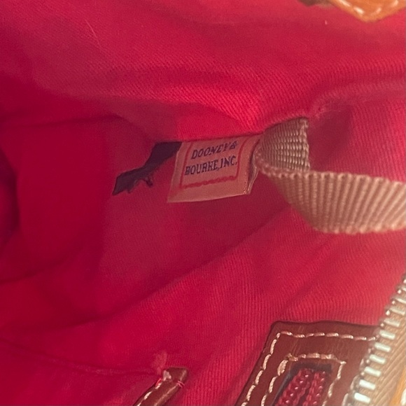 Dooney And Bourke Lexington Shopper Pebbled Leather Shoulder Tote Bag Camel Tan - Picture 14 of 16